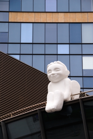 Angel on the roof