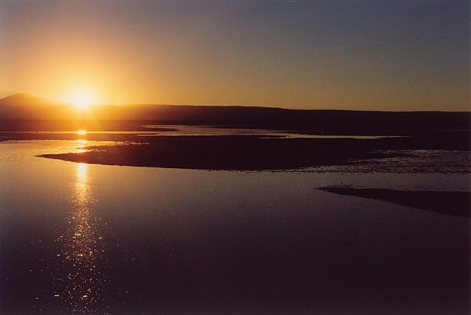 Puesta de sol Salar de Atacama