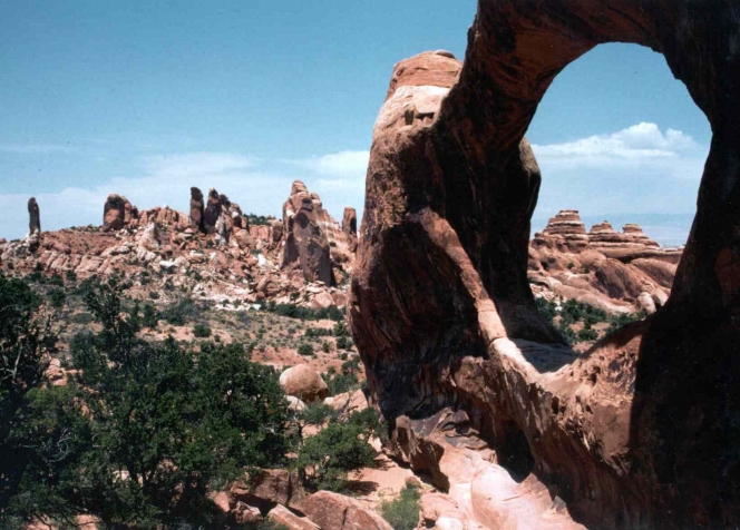 USA, Arches NP 02, Double O arch