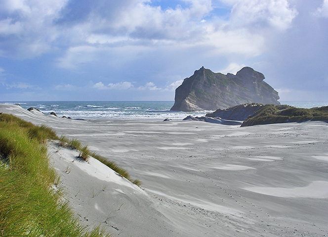 Wharariki Beach