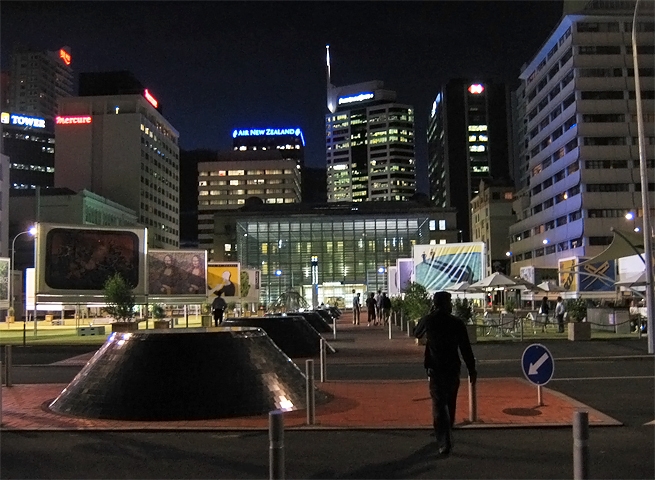 Auckland CBD @ night