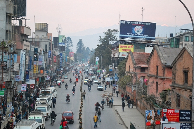 Rue principale Kathmandu
