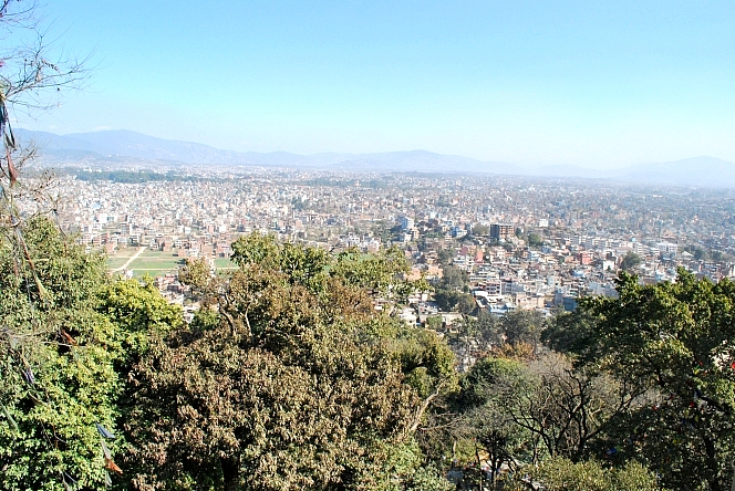 Vue sur Kathmandu