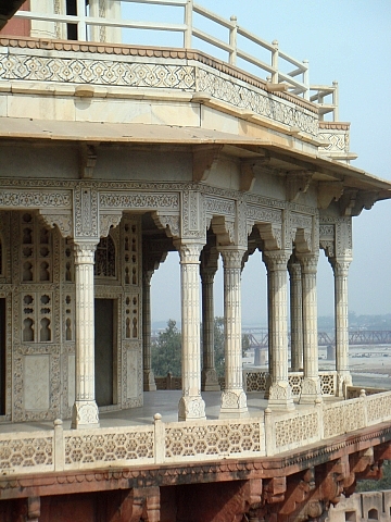 Khas Mahal fort rouge d'Agra