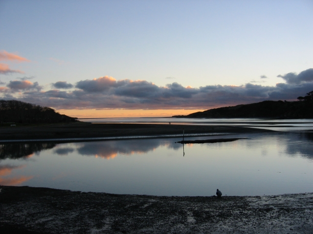 Sunset near Raglan