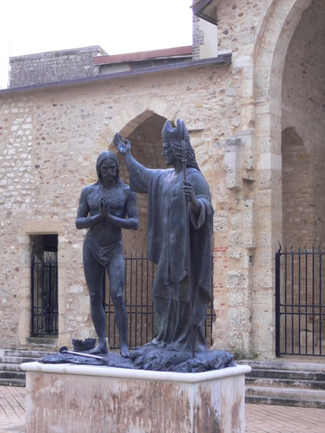 Baptème de Clovis à Reims