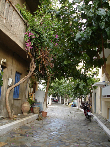 Ruelles du village de Myrtos