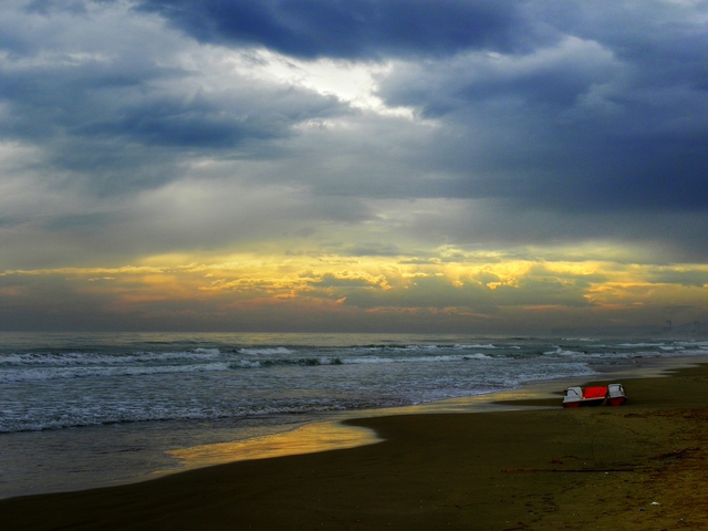 Spiaggia d'inverno