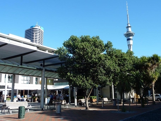 Vue d'Auckland avec la Sky Tower