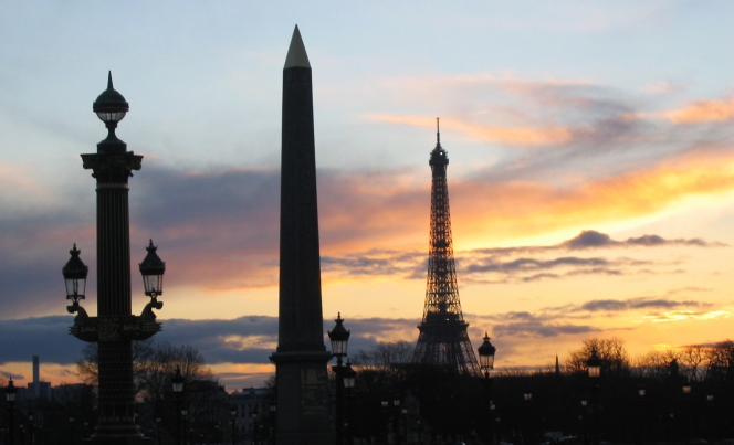 Soir d'hivers à Paris