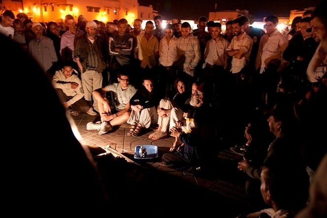 Maroc, Marrakech, place Jamaâ El Fna