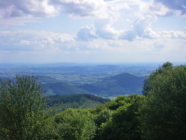 Vue du Mont Beuvray