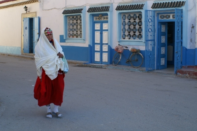 Kairouan, scène de rue