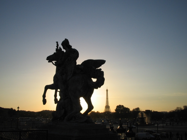Atardecer en Paris