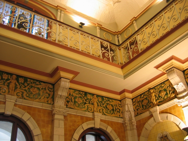 Intérieur de la gare de Dunedin
