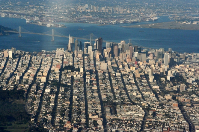 Straight streets of San Francisco