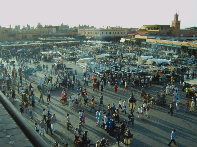 La place Jamaâ El Fna, Marrakech