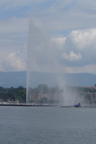 Le jet d'eau