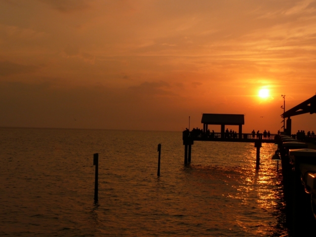 Sunset on Clearwater Beach, Florida