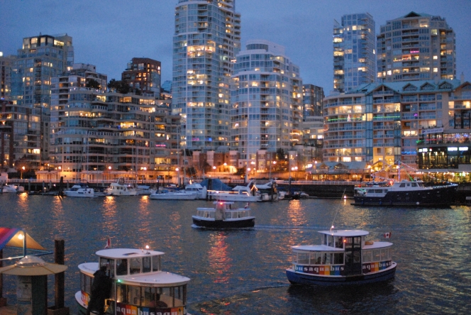 evening on Granville Island